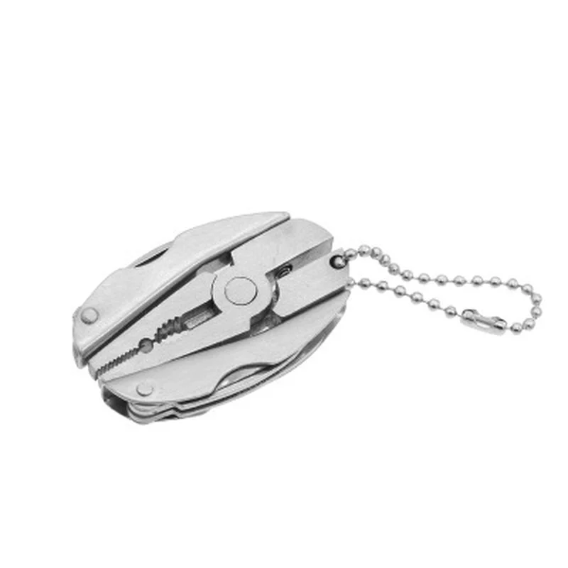 Camping Portable Outdoor Stainless Steel Foldaway Multifunction Tools Set Pocket Key chain multifunctional Pliers Screwdriver