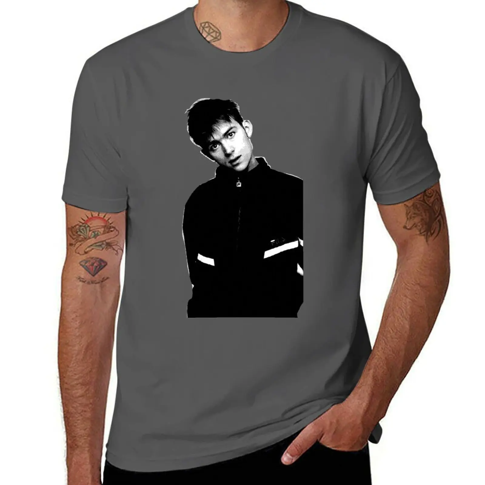 Damon Albarn T-Shirt man tshirt anime tshirt man t shirts cotton T-Shirt