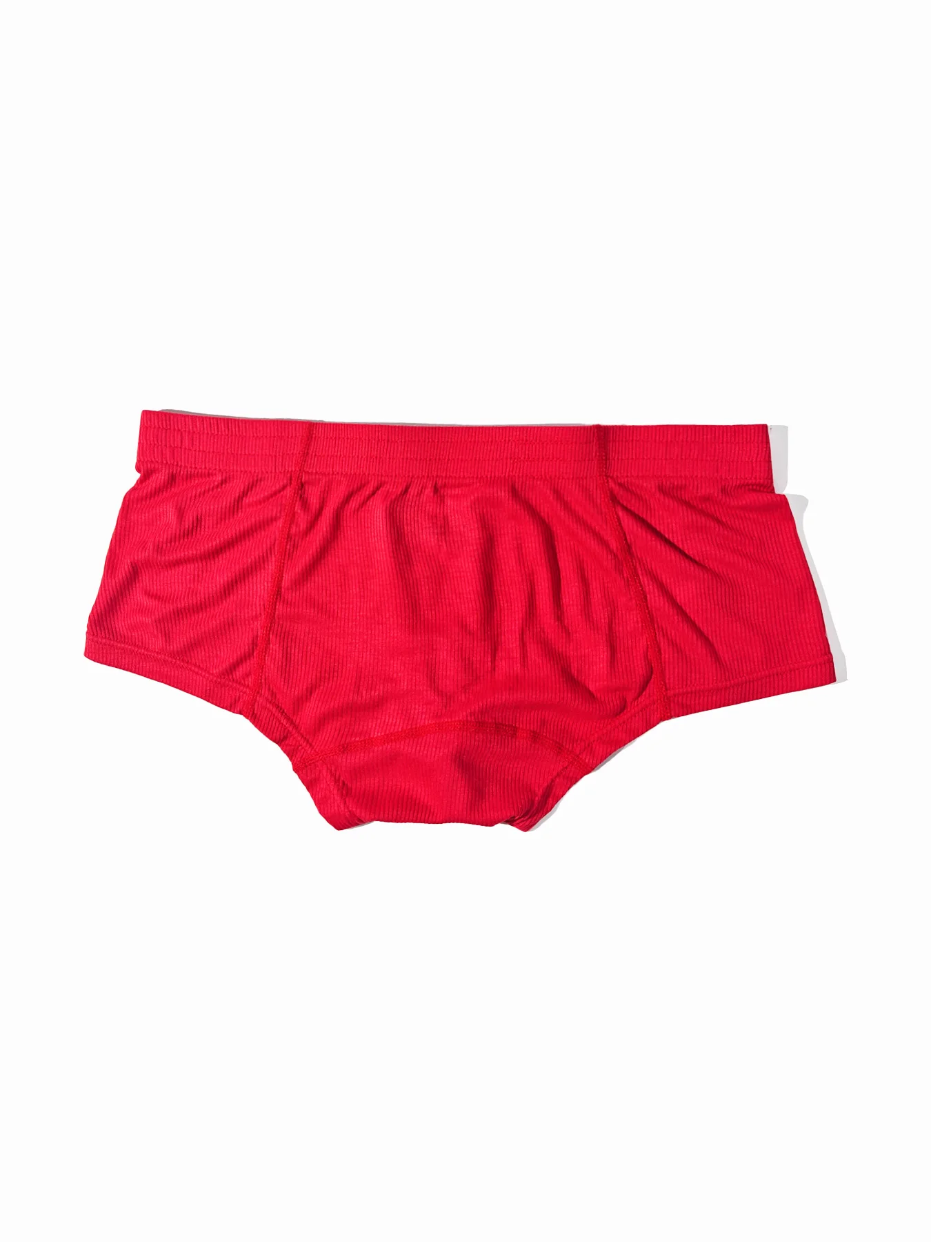 Herren Komfortable Slim Fit Flache Unterwäsche Synthetische Baumwolle Hohe Elastizität Knopf-Dekoration Einfarbige Unterwäsche – Detail 10