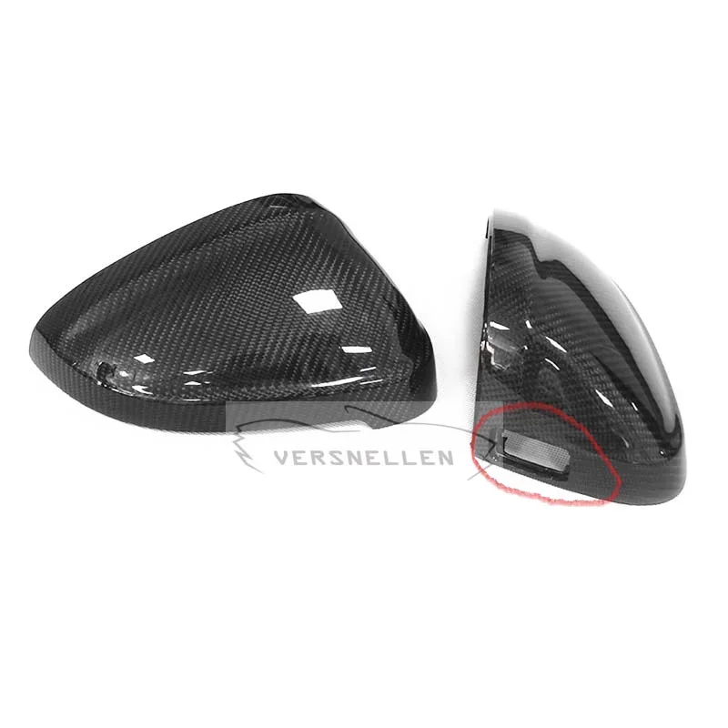 

New B9 Carbon Fiber Side Mirror Covers for A4 A4L 2016-2018 A5 S5 2016 with lane Assist Mirror Cover