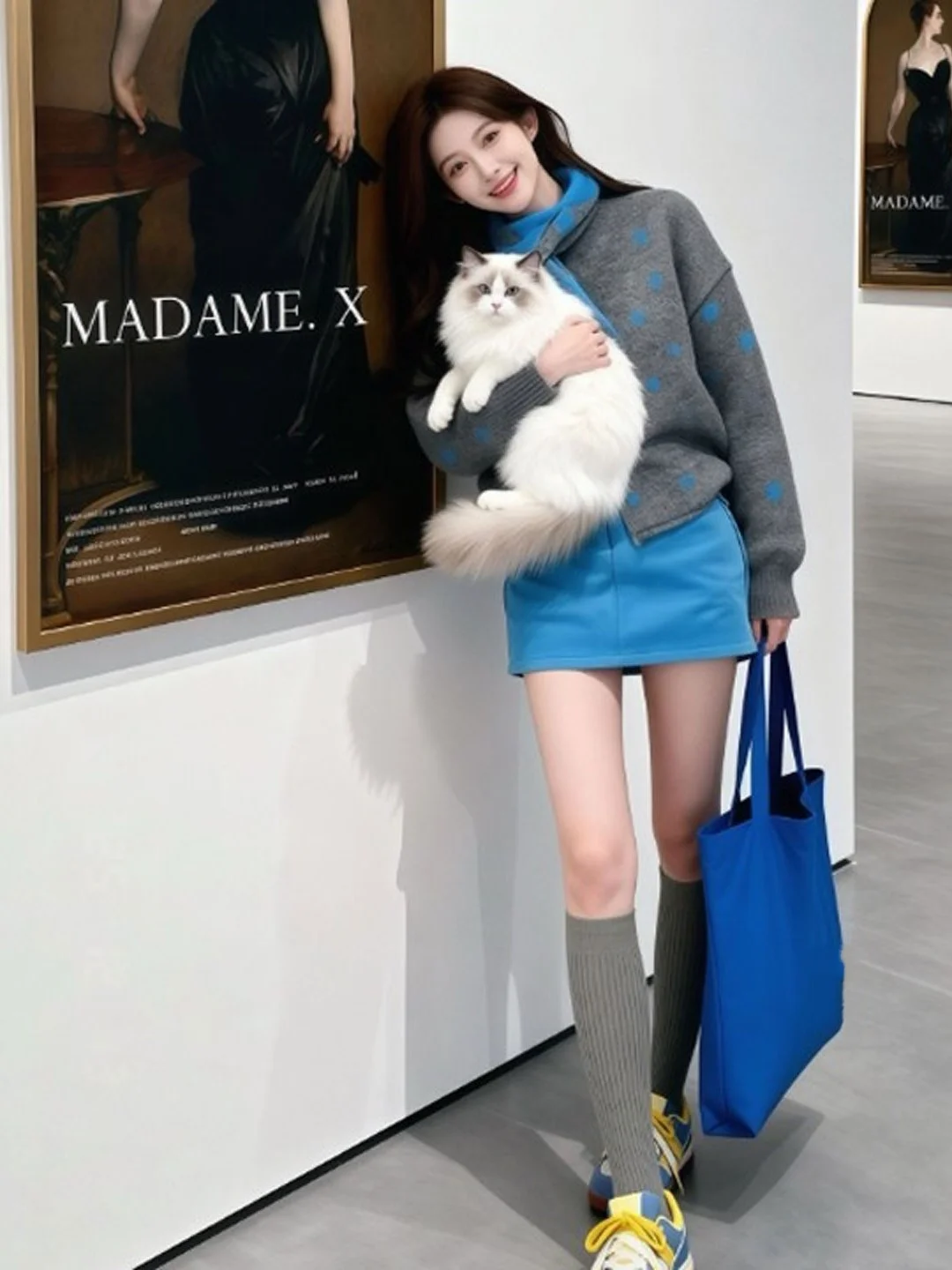 

Spring 2026 Women's Knitted Sweater And Skirt Set Comfortable Soft Style Long Sleeve High Waist round Neck Two-Piece Suit