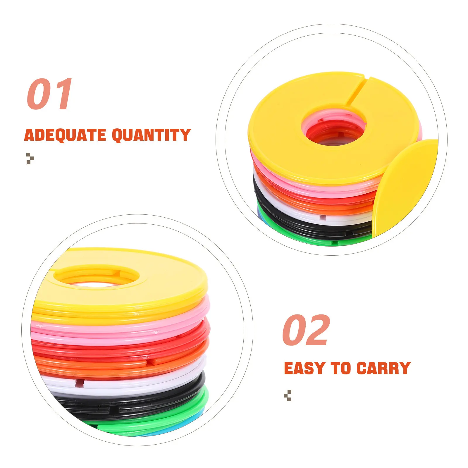 30Pcs Round Plastic Closet Div - огляд і ціна Baby Clothing Hanger Dividers