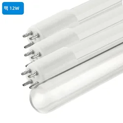 12 Watts UV Lamp Packs replacement to 1 Gpm UV Filter, include 3 lamps and 1 Quartz Sleeve