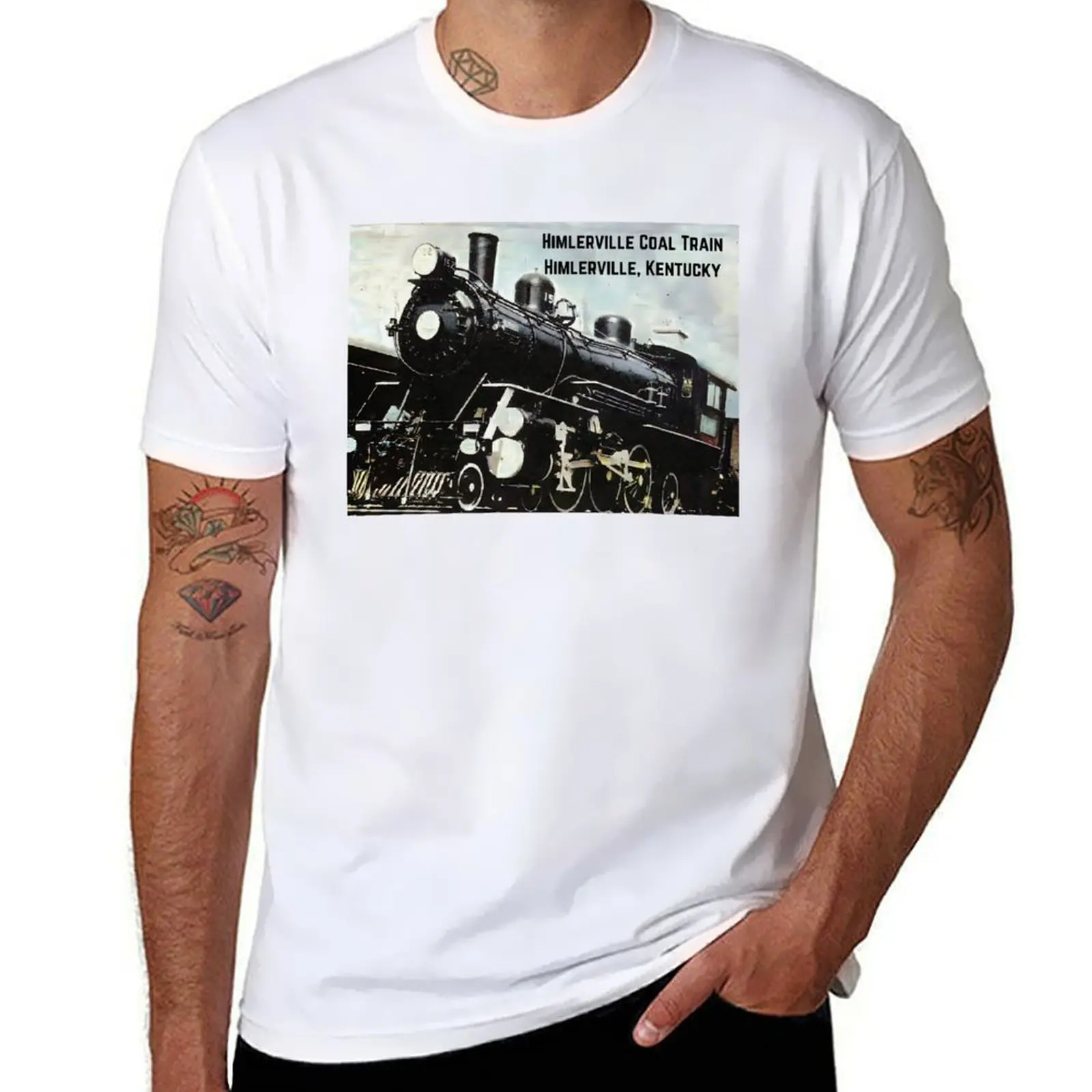 

Himlerville Coal Train T-Shirt man t shirts high quality luxury brand men t shirt cotton 100% funny t shirts dark humor T-shirt