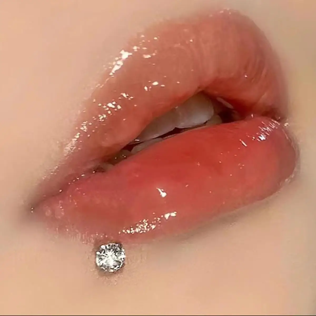 6pcs/Set Hypoallergenic Stainless Steel & Soft Plastic Lip Studs Set 16G Flexible Retainer Lip Piercing Jewelry for Women Men