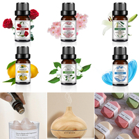 10ML Premium Essential Oil Fragrance Oil Humidifier Diffuser Vanilla Sandalwood Tobacco Chamomile DIY Soap Candles Aroma Oils