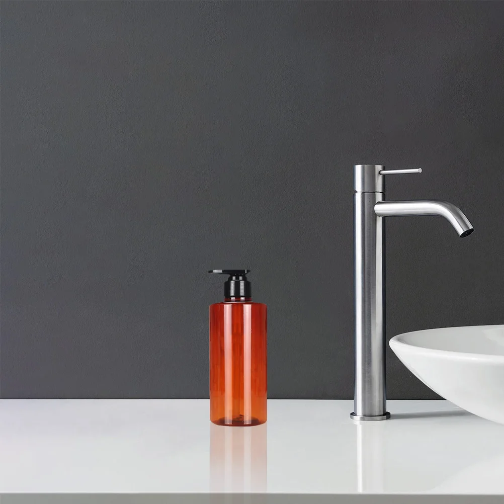 

4pcs Shampoo Bottle Refillable Pump Bottles Durable Soap Dispenser for Hand Body Wash Travel Bathroom for Women