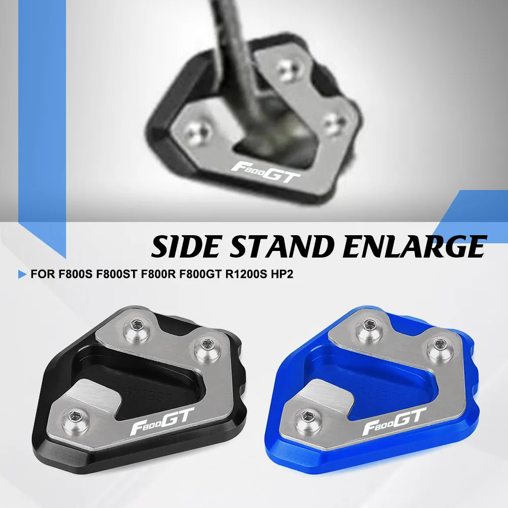 

For BMW F800S F800ST F800R F800GT R1200S HP2 Motorcycle CNC Kickstand Foot Side Stand Enlarge Extension Plate Pad F 800 R ST GT