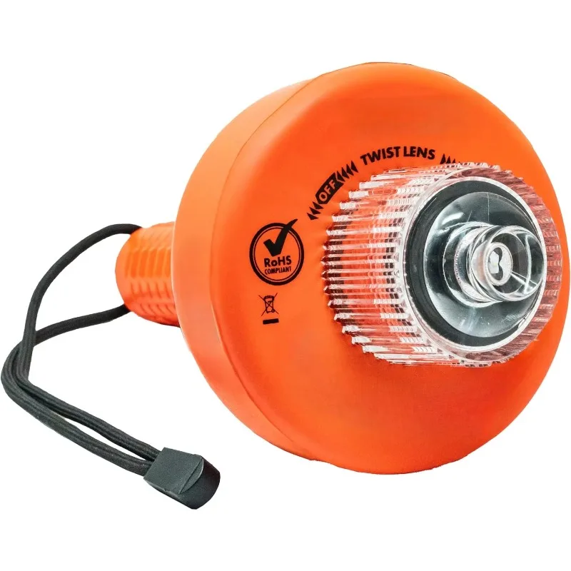 

High quality.C-1003 SOS LED Flare Electronic Visual Distress Signal Kit with Daytime Distress Flag and Whistle - CG Approved