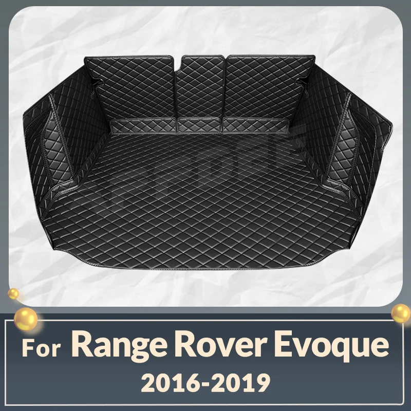 Auto Full Coverage Trunk Mat For Landrover Evoque 2016-2019 18 17 Car Boot Cover Pad Cargo Liner Interior Protector Accessories