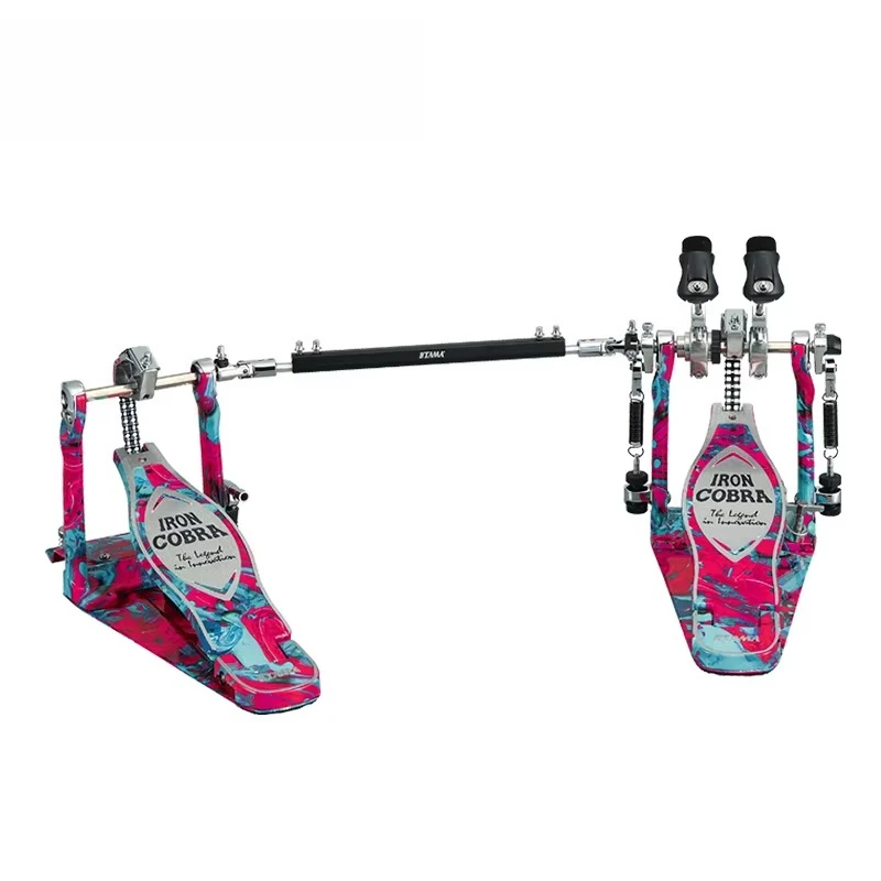 IRON COBRA MARBLE Twin Pedal DRUM PEDAL Rolling Glide DRUM PEDAL