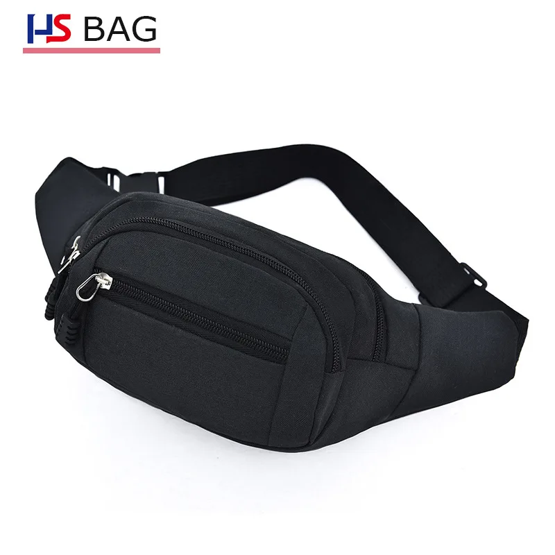 Oxford cloth wear-resistant sports waist bag multi-function waterproof large capacity wear-resistant cashier purse