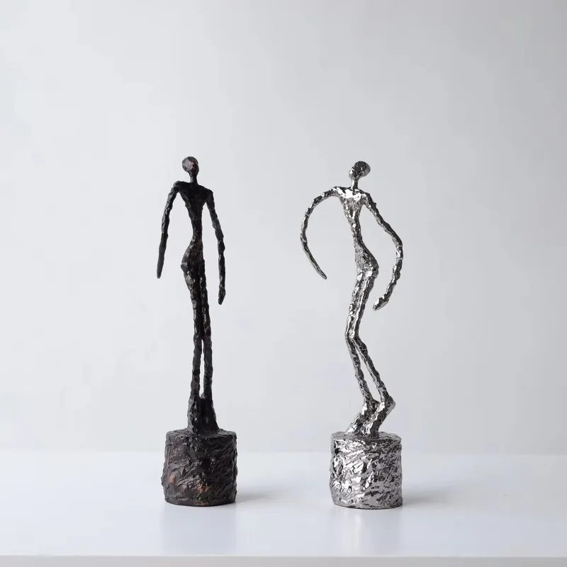 Modern abstract wrought iron sculpture soft decoration exhibition hall model room cabinet decoration display art
