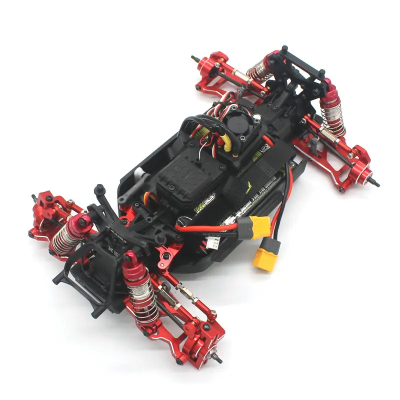 Parti di aggiornamento in metallo Componenti sterzo RC 1/14 ZD Racing MT16 BX12 X12S JIUSI PT14R MT14R 1/14 Parti di automobili telecomandate