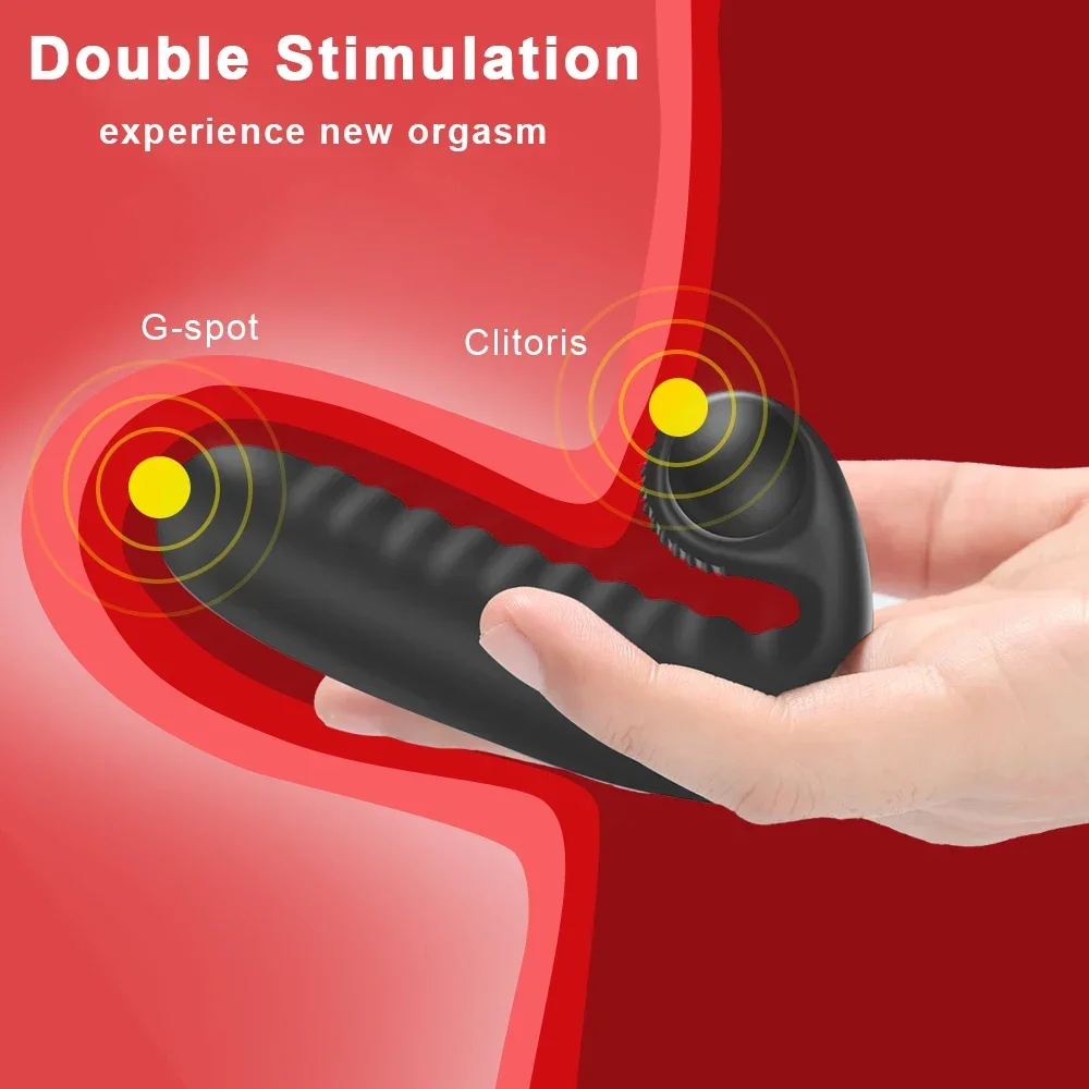Finger Vibrator For Women Clit Stimulator Silicone G-spot Vibrator Clitoral Stimulation Massager Female Masturbation  Product