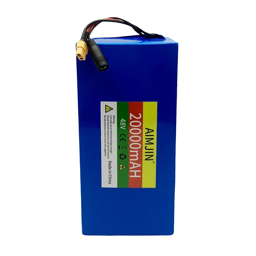 48V 13S5P 18650 20AH Lithium Battery Pack 100Ah Suitable for electric scooters, mountain bikes 250-1000W+charger