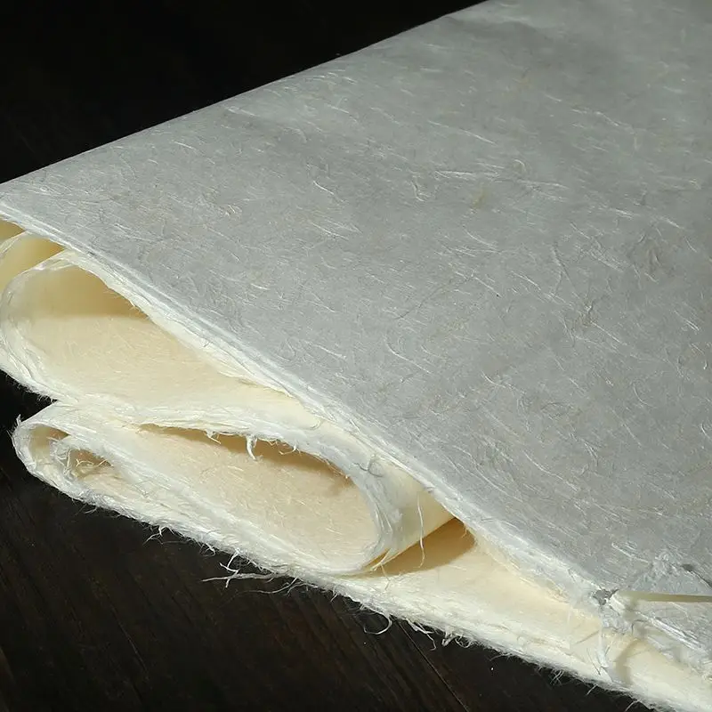 Mulberry Paper Yunlong Long Fiber Xuan Paper Chinese Calligraphy Freehand Painting Paper Chinese Herb Tea Packing Rice Paper