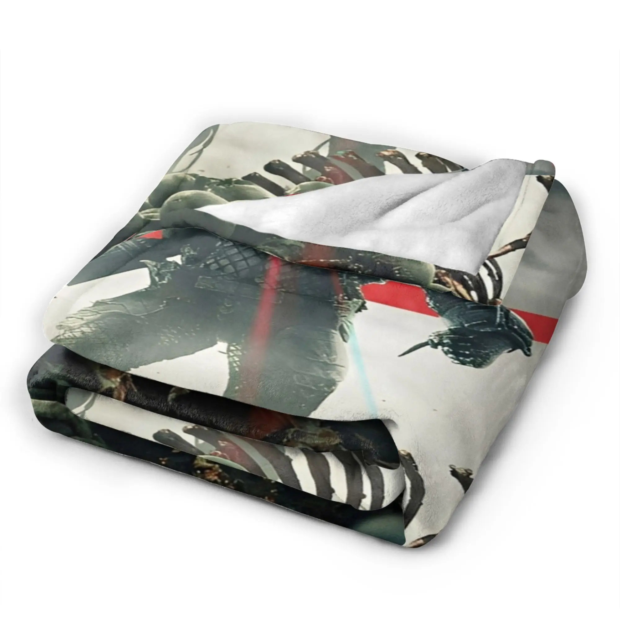 المفترس: بطانية بادلاندز من الفلانيل متعددة الوظائف، بطانيات ناعمة لمفرش غرفة النوم