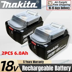 18650.00 makita 18 v battery 6.0Ah Power Tool Rechargeable Batteries Replaceable LED Lithium-ion BL1860 BL1850 BL1840 BL1860B