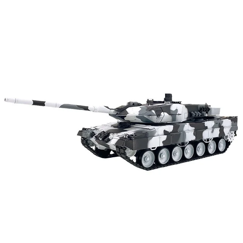 Henglong Ku Bingke German Leopard 2.4g 2a6 Full Scale Electric Remote Control Tank Smoke Military Model For Man Children'S Gift