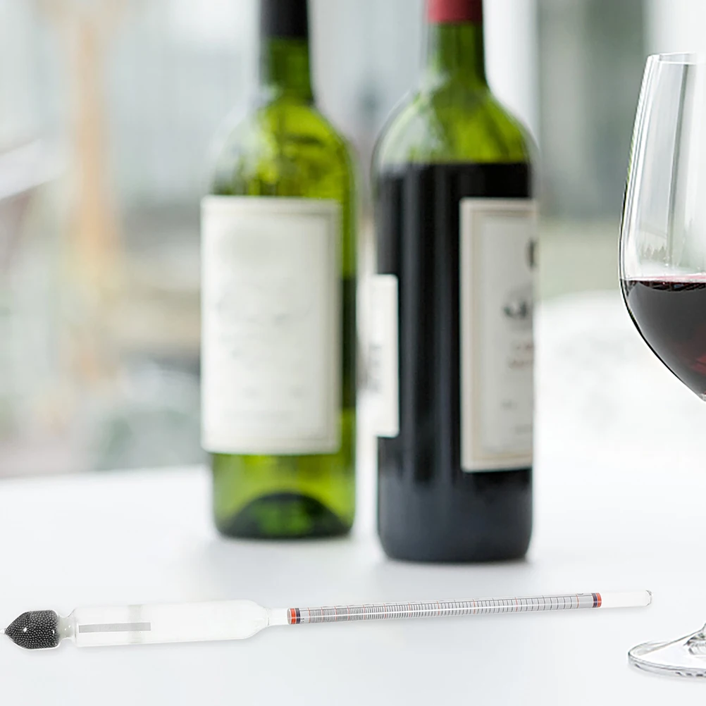 

2 Sets Alcohol Concentration Meter Hydrometer for Beer Making Liquid Testing Tube Liquor Density Specific Brewer