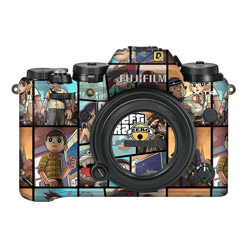 Camera Skin For Fujifilm XT4 X-S10 XT3 XT30 GFX50R GFX100S X100V Camera Body Skin Sticker Fuji Decal Protector Wrap Cover