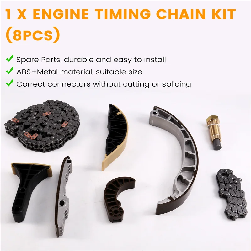

【Price Drop !!】6649970000 8PCS Car Timing Chain Kit For SSANGYONG ACTYON SPORTS. REXTON, ACTYON ,KYRON 2.0 L D20, D27