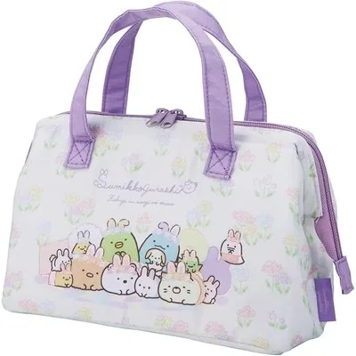 New Cute Anime Sumikko Gurashi Women Thermal food door bag Kids Children Lunch Bags Handbags