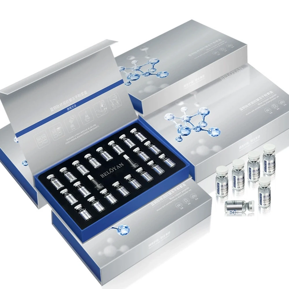 

GHK-Cu Blue Copper Peptide Freeze-Dried Powder Ampoule Skin Booster Deep Repair Damaged Skin Acne Sensitive Facial Care