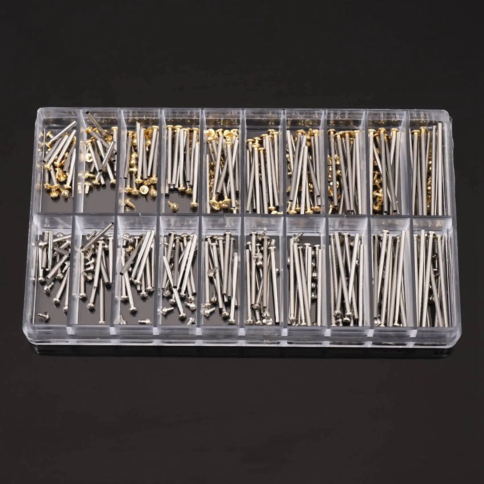 2 Box Watch Repair Tools Set Kits Watch Strap Screws Assortment Tube Friction Pin Clasps Rivet Ends 10Mm-28Mm Eco-Friendly