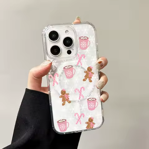 Christmas Snowflake Case for Samsung Galaxy S25 Edge S24 S23 S22 S21 Ultra Plus FE A56 A55 A54 A36 A35 A26 A16 A15 Hard Cover