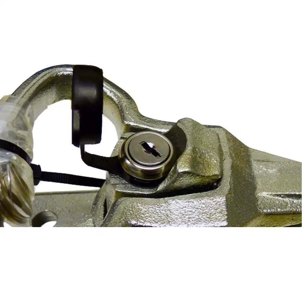 Zinc Alloy Tongue Lock With Barrel Lock Key For Ifor Williams Knott Avonride Trailer Hitch Locks Trailer AccessoryTrailer Lock