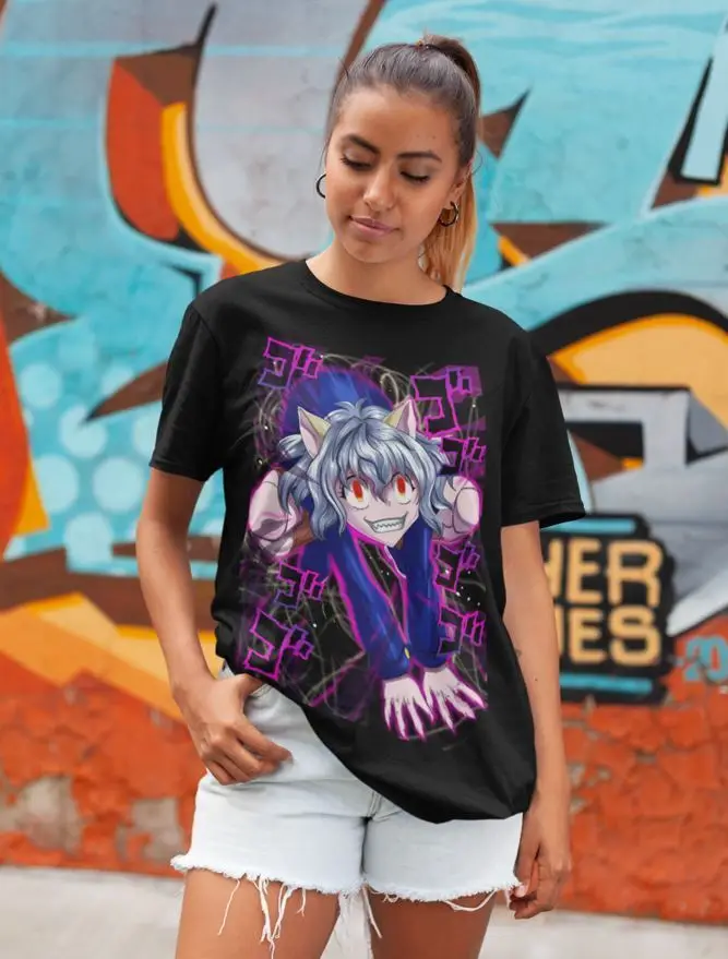 Neferpitou T-Shirt Hunter X Hunter Manga Strip HXH Anime Tshirt Tee All Size