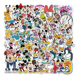 50PCS Disney Movie Mickey Stickers Anime Decal DIY For Skateboard Laptop Motorcycle Cool Cute Cartoon Sticker Pack Kids Toy