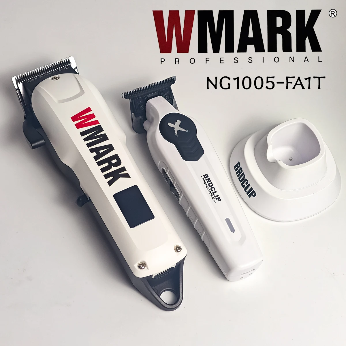 

Профессиональная электрическая машинка для стрижки волос WMARK NG-1005, триммер для волос, вращающийся двигатель 7500 об/мин, литиевая батарея 2000 мАч, лезвие 5CR, 3 цвета