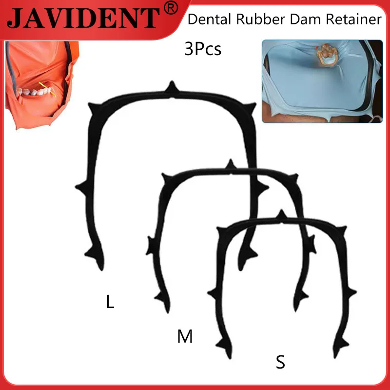 

3 шт., стоматологический фиксатор плотины из углеродного волокна, поддерживающий стабилизатор, автоклавируемый открывалка для рта, стоматологические материалы
