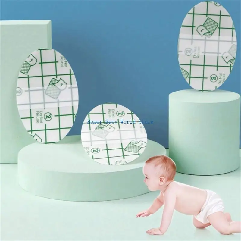 B2QD 팩 20/40/100개 아기 귀 스티커 어린이 귀 보호 데칼 방수