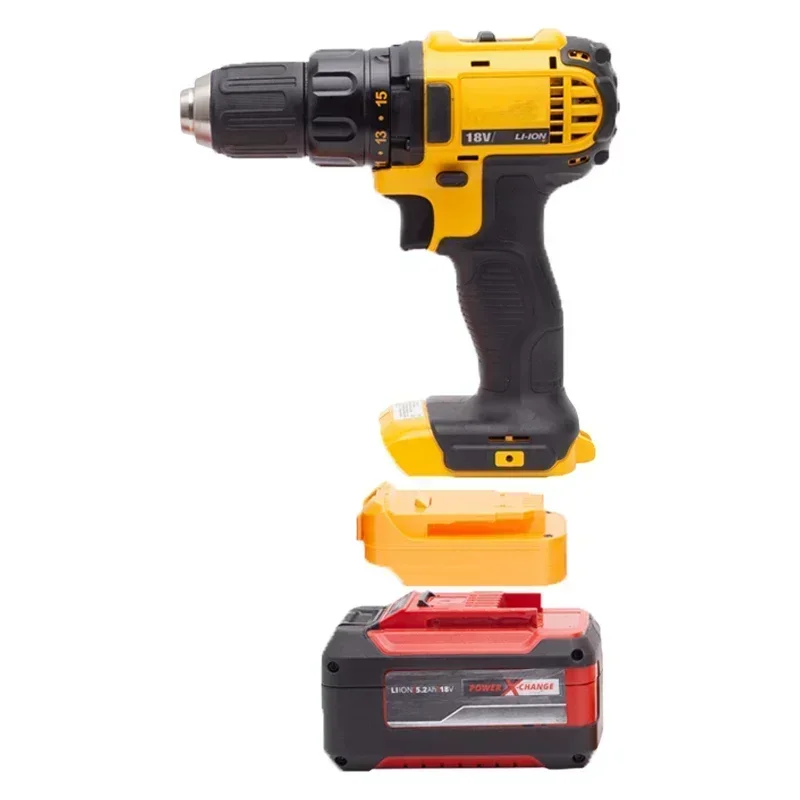 Imagem -03 - Adaptador de Bateria para Einhell X-change Ozito 18v para Ryobi e Dewalf 18 20v Conversor de Bateria de Íon-lítio Acessórios para Ferramentas Elétricas