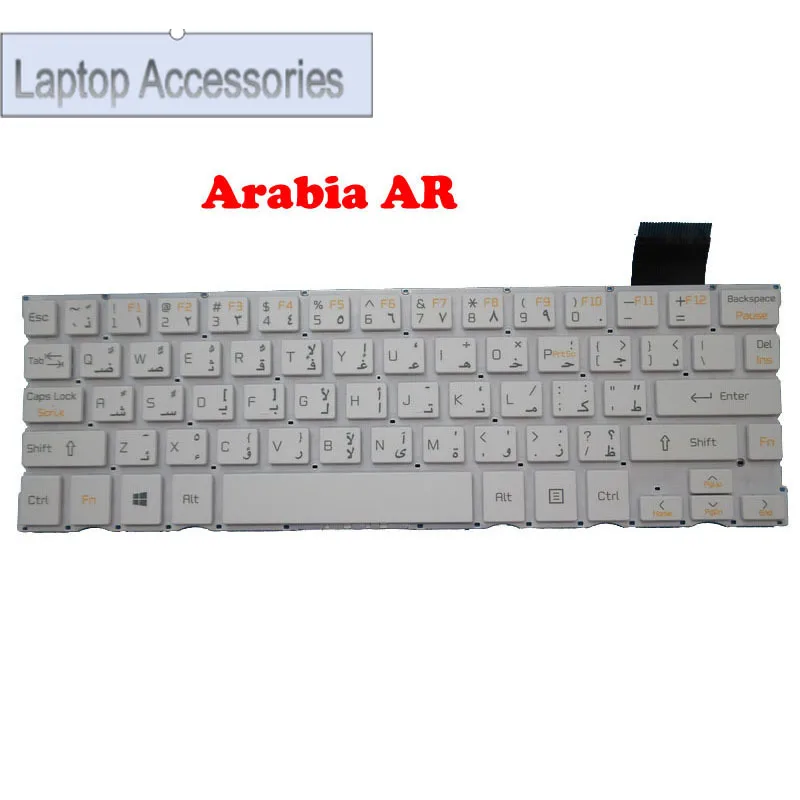 HJ FWhite KR SP AR Keyboard For LG Z160 Z160-GH30K GH50K H160 H160-G GV1WK GV3WK Arabia AR Korean KR Spanish SP No Frame