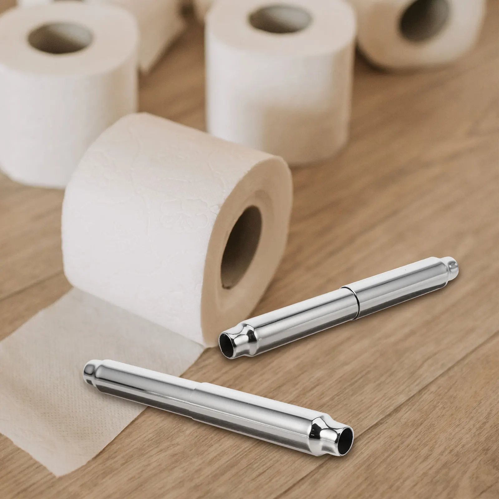 

Stainless Steel Reel Roller for Toilet Paper Holder Tissue Box Shaft Durable Bathroom Tissue Box Shaft Home Hotel