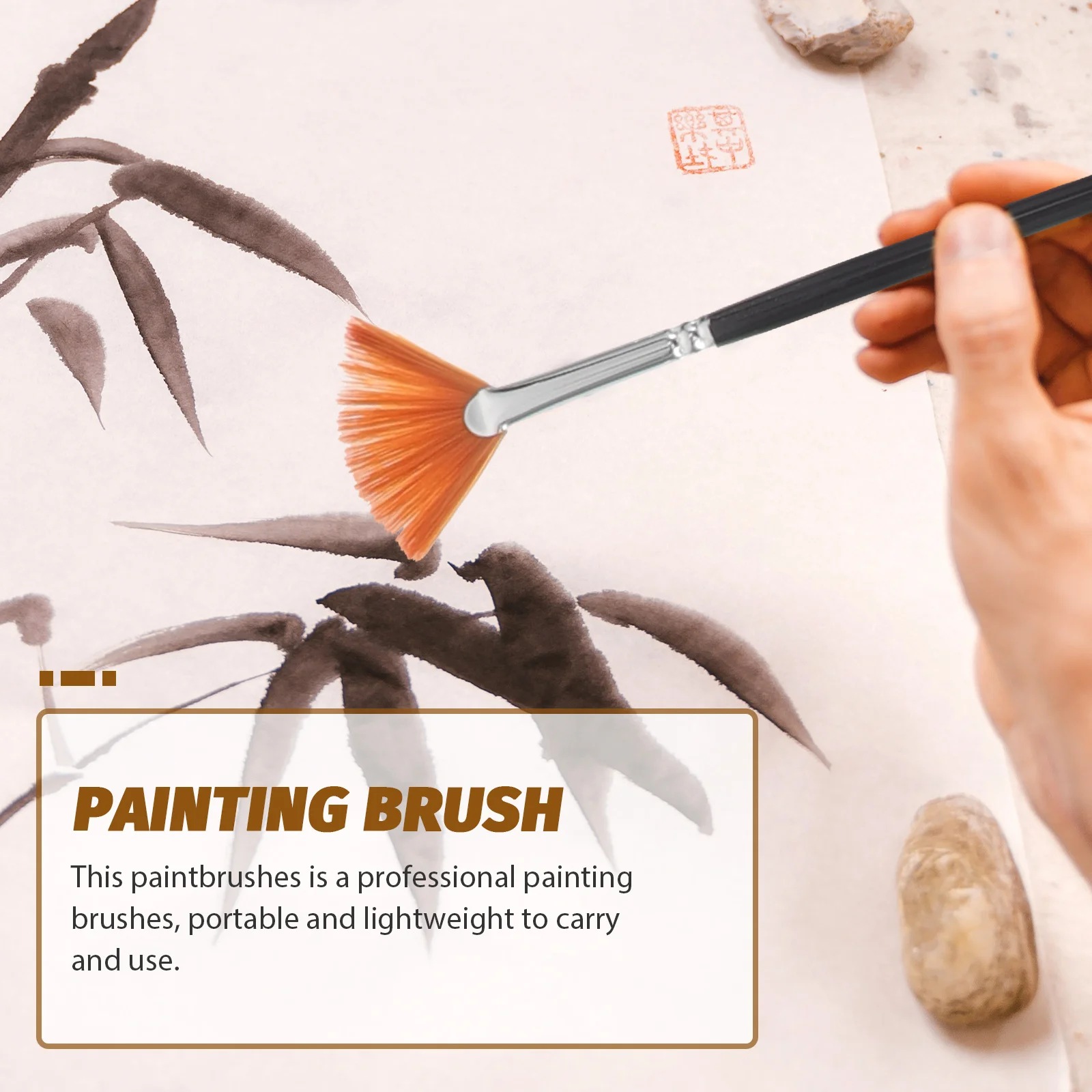 

1 Set Oil Paint Brush Set Watercolor Portable Lightweight Painting Brushes For Students Artists Face Paint Art Supplies Bulk
