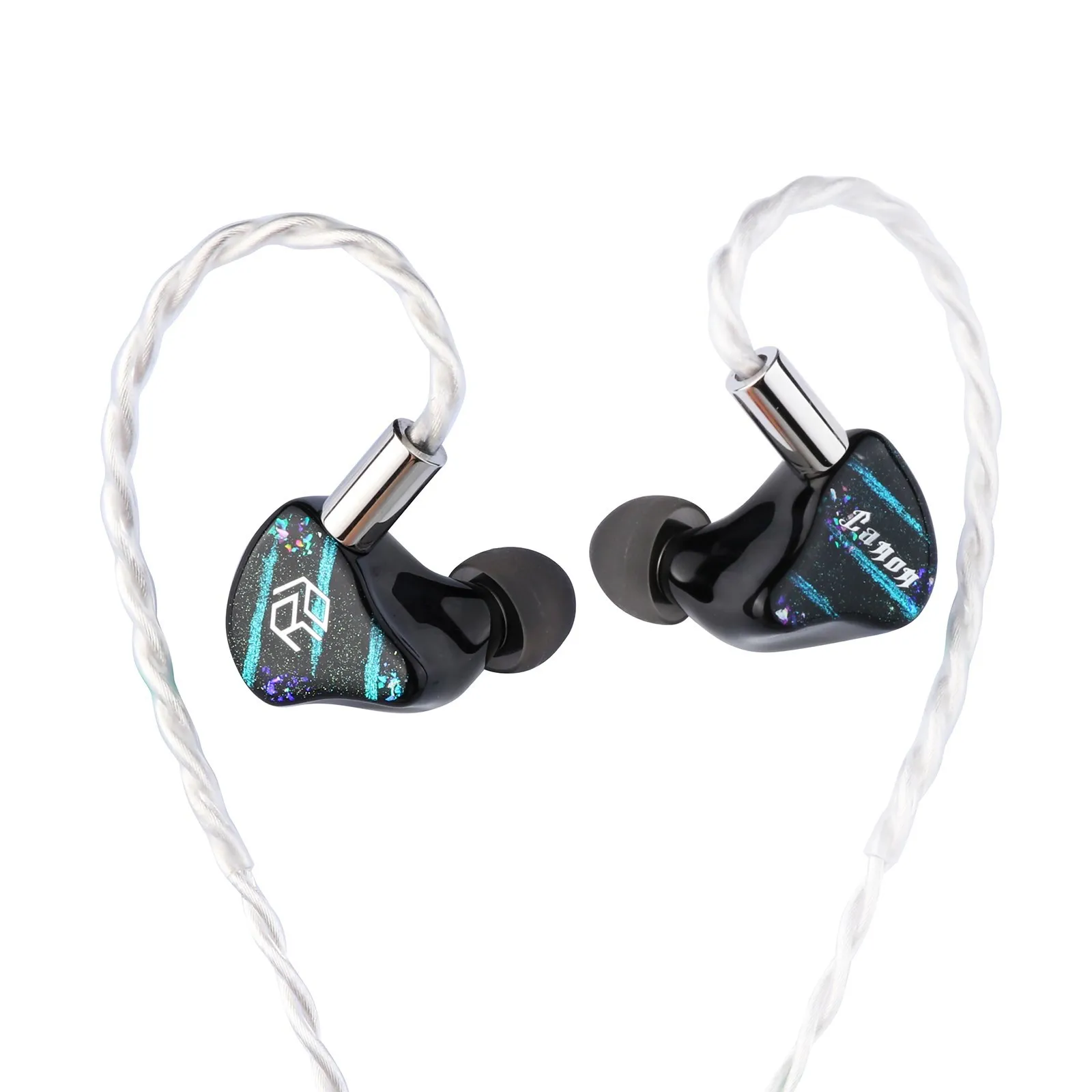 Yanyin Canon II 4BA + 1 Biological Dynamic Driver Hybrid HiFi IEM Earphone with Ergonomic Design High Quality Cable