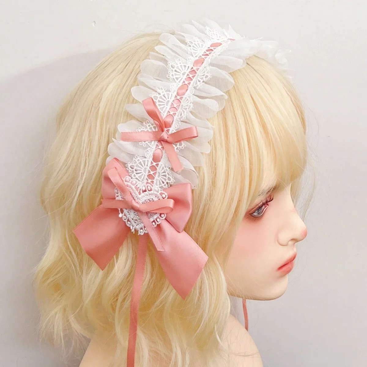 

Women's Lace Polyester Sweet Headband With Bow For Dress Valentine's Day