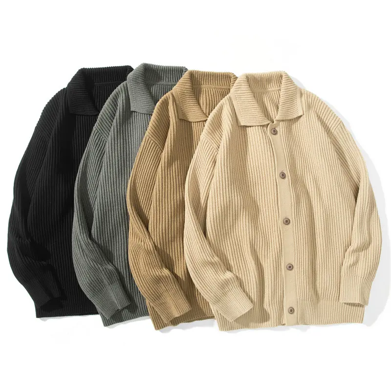 

Хлопок, 60% и акрил, 40% свитер, мужской свитер, кардиган, универсальный зимний качественный мягкий удобный однотонный повседневный чесет De Hombre