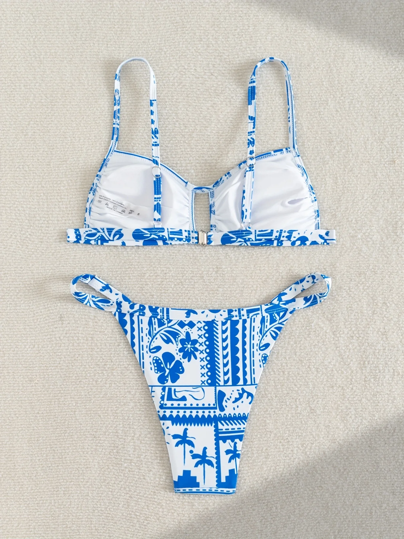 ZTVitalityプリント2ピースビキニセット2025新作ビキニプッシュアップセクシー水着レディース水着サマービーチウェアブラジリアン