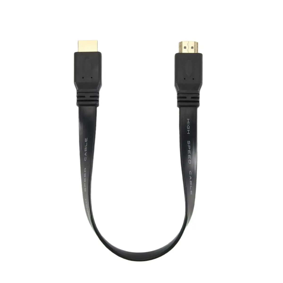 DT321 Newest Short Male to Male Plug Flat Cable Cord Full HD for Audio Video HDTV TV