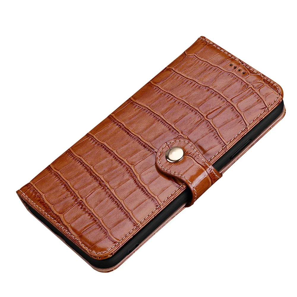 

Luxury Snapper Wallet Cases For Iphone 16 15 14 Plus 13 12 11 Pro Max Mini Genuine Leather Soft Cover Funda Case