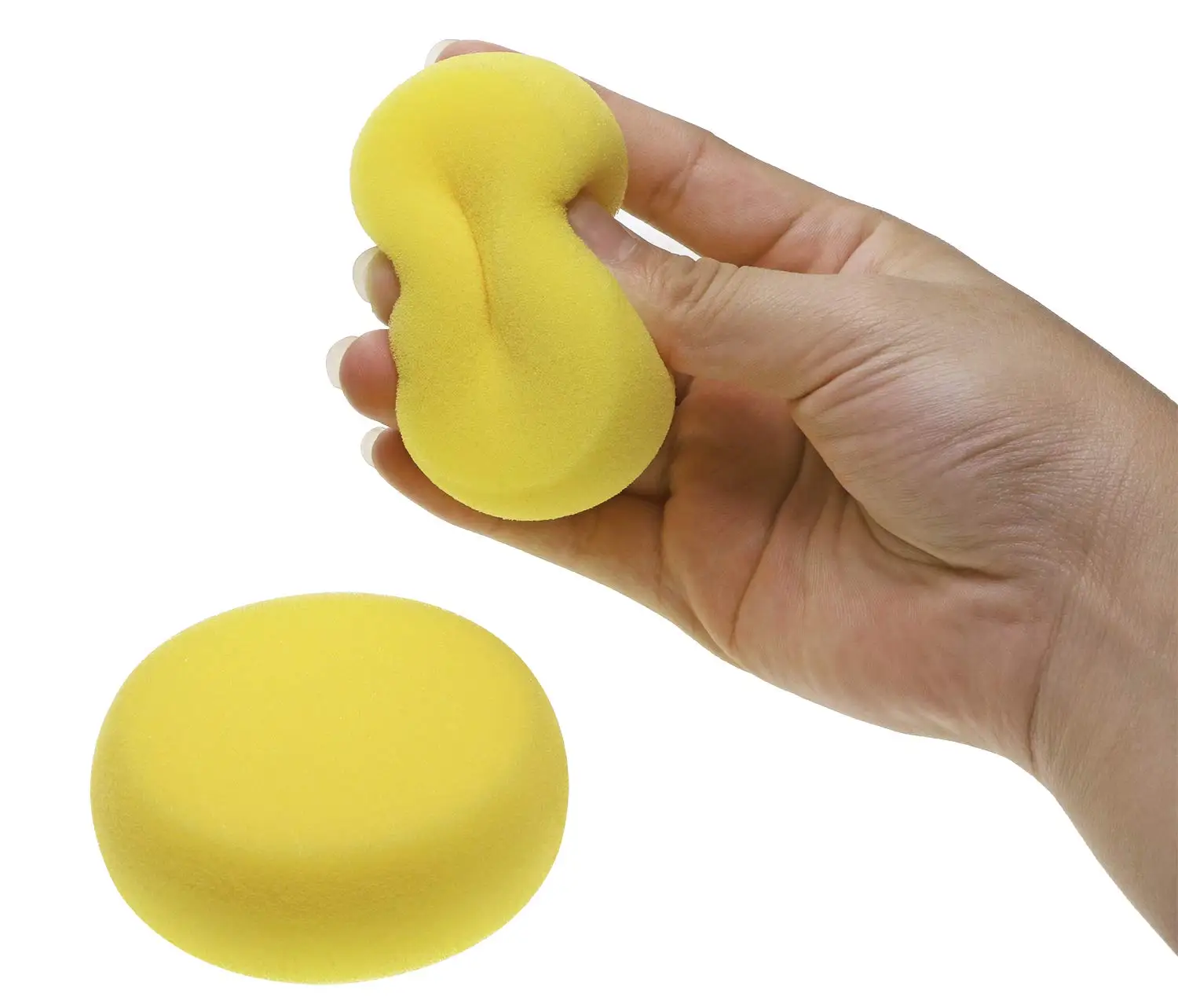 Round High Elastic Sponge for Pottery, Clay Shaping & Painting, Multifunctional Art Tool for Watercolor Blending & Polishing