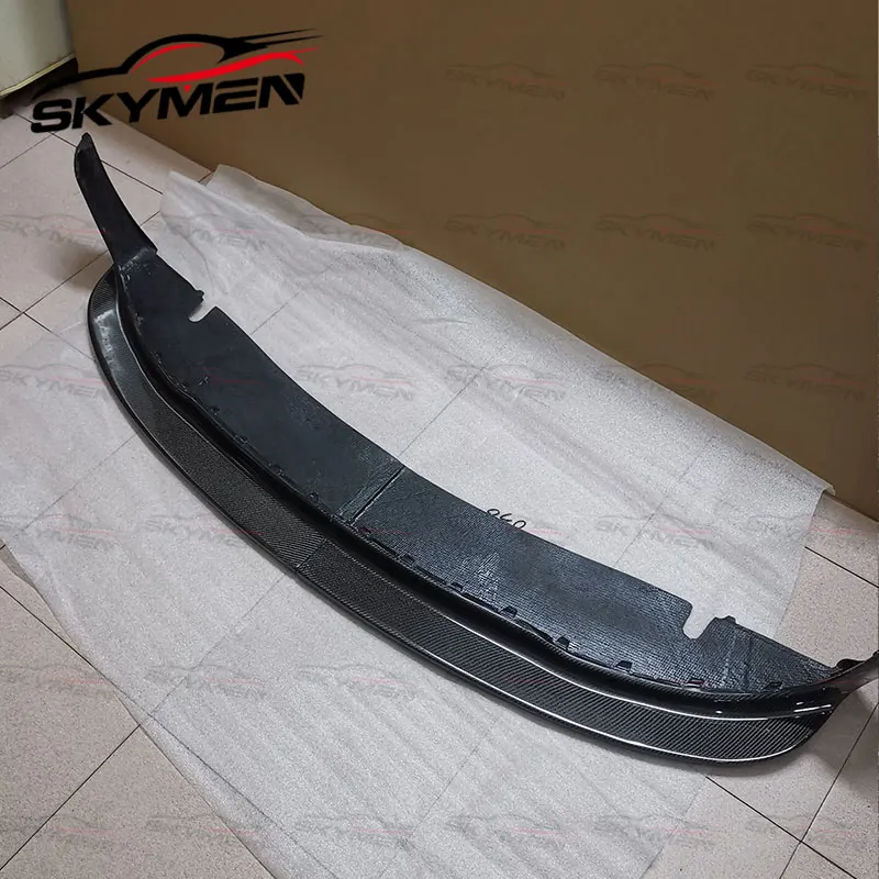 ミニJCW R56 R57 R58 R59前期型用カーボンフロントリップ、ガラス繊維