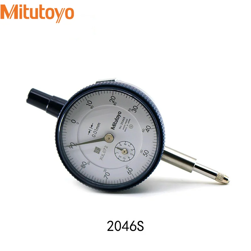 Mitutoyo-precise Dial Indicator Meter Tester Quality Assuring Measuring Tool Resolução 001 Milímetros Não 2046s 010 mm